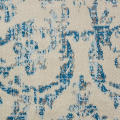 Nourison Home Jubilant  Ivory Blue  Transitional