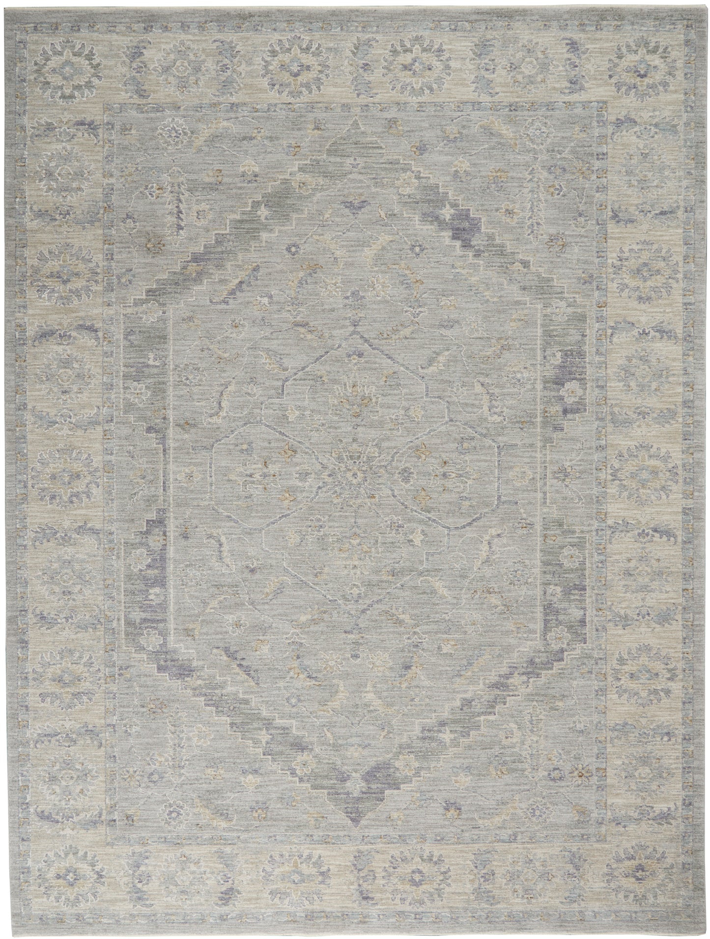 Nourison Home Infinite IFT02 Grey Traditional Power-loomed Rug
