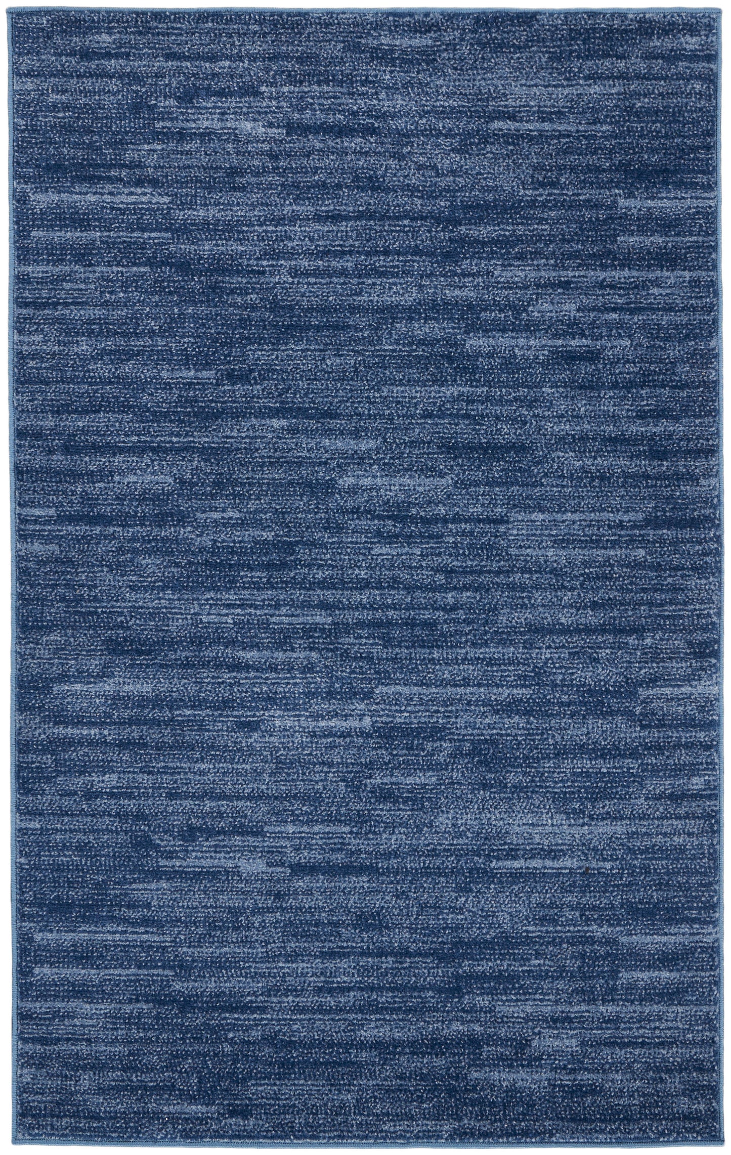 Nourison Home Nourison Essentials NRE01 Navy Blue Contemporary Power-loomed Rug