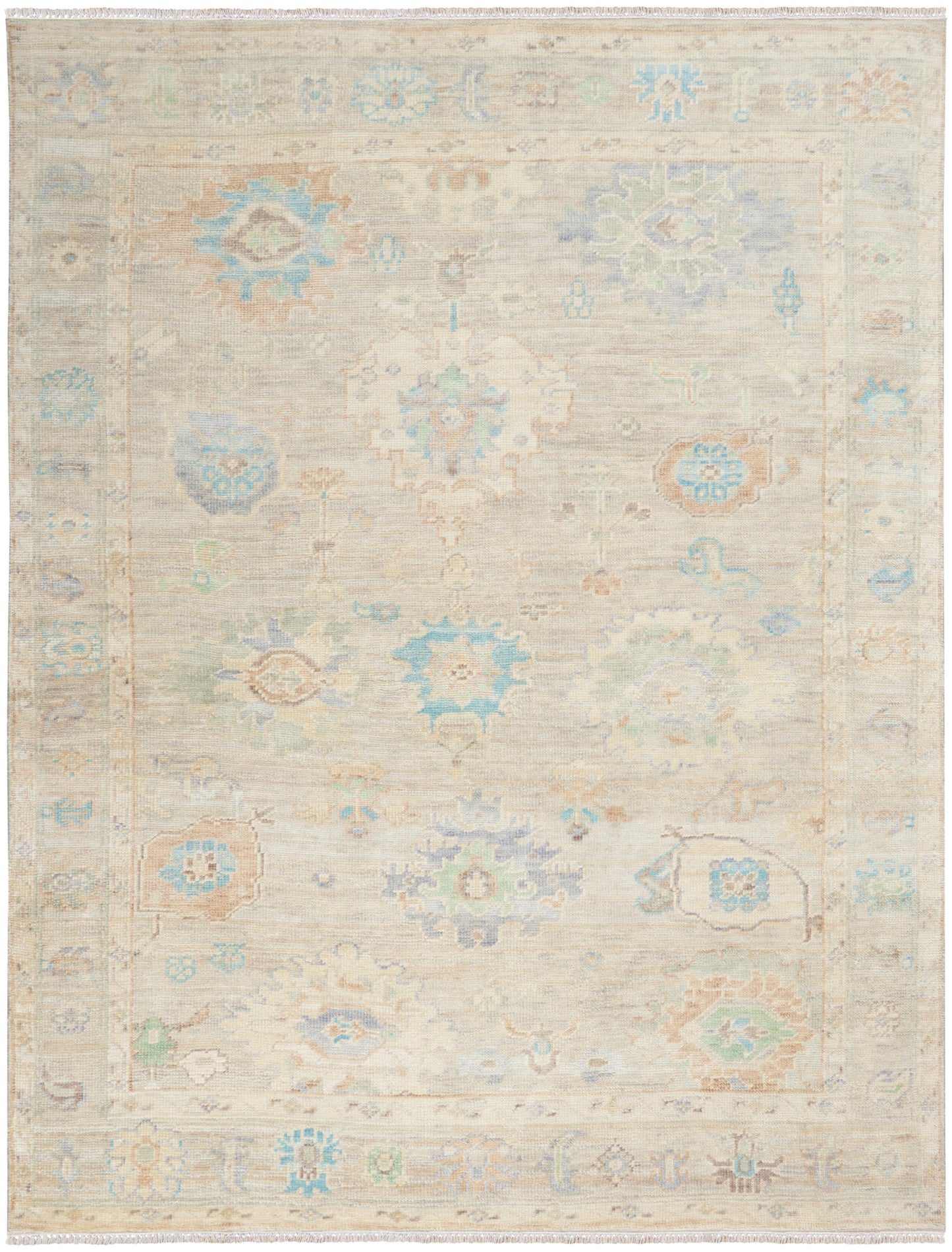 Nourison Home Odessa ODS07 Ivory Multicolor Traditional Knotted Rug