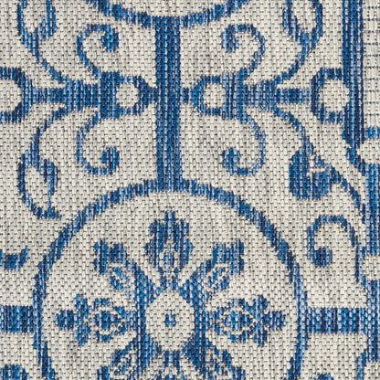 Nourison Home Country Side  Ivory Blue  Transitional