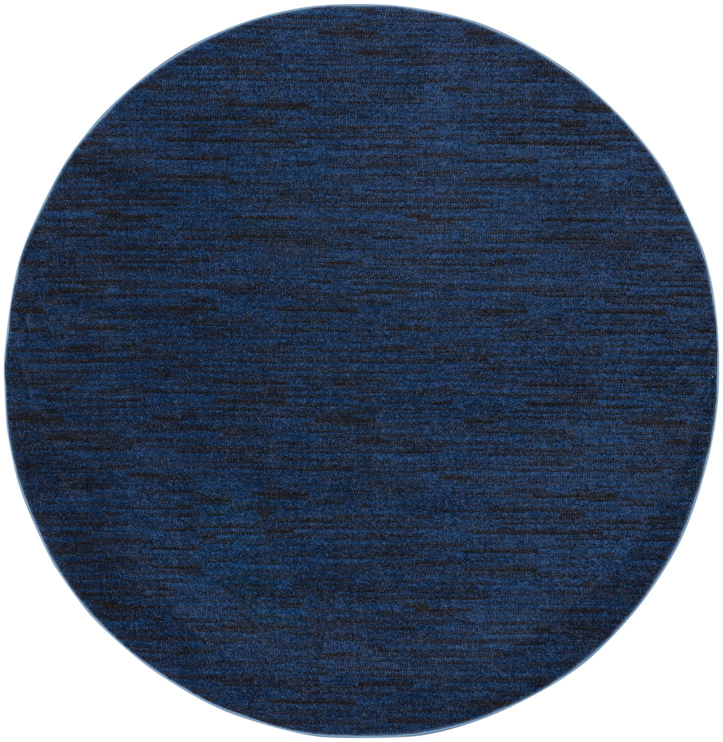 Nourison Home Nourison Essentials NRE01 Midnight Blue Contemporary Power-loomed Rug