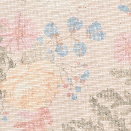 Nourison Home Botanical Washables  Beige Multicolor  Contemporary