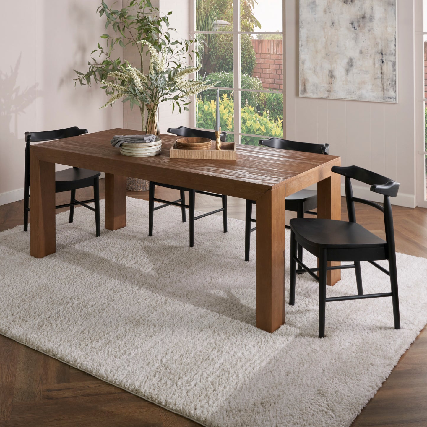 Nourison Home Modern Shag  Ivory Grey  Contemporary