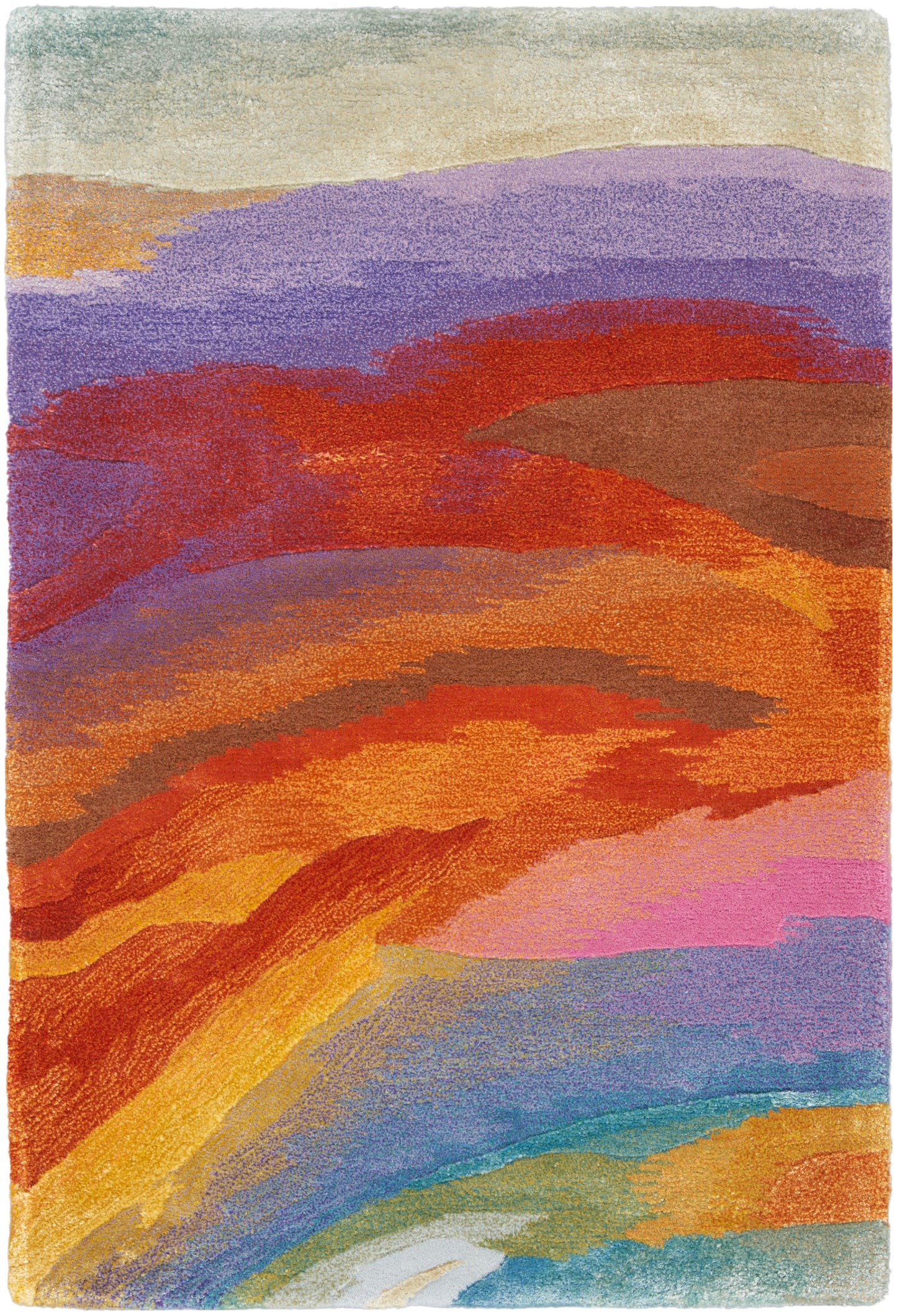 Nourison Home Prismatic PRS25 Multicolor Contemporary Hand Tufted Rug