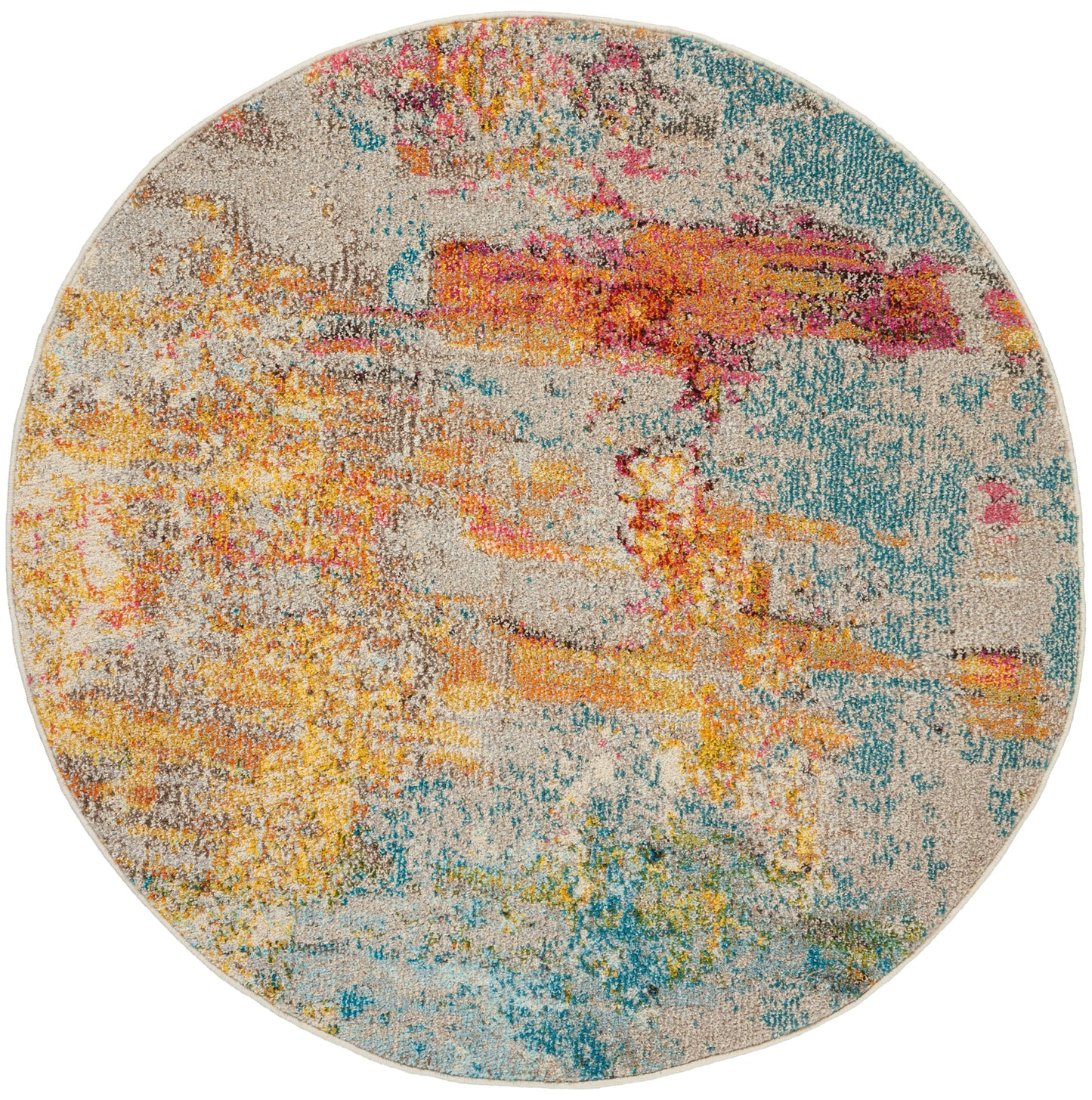 Nourison Home Celestial CES02 Sealife Contemporary Power-loomed Rugs
