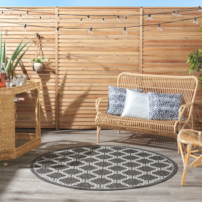 Nourison Home Country Side  Charcoal  Transitional