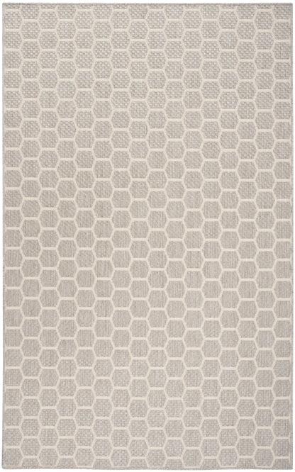 Nourison Home Twist Reversible TWS01 Grey Contemporary Loom-woven Rug