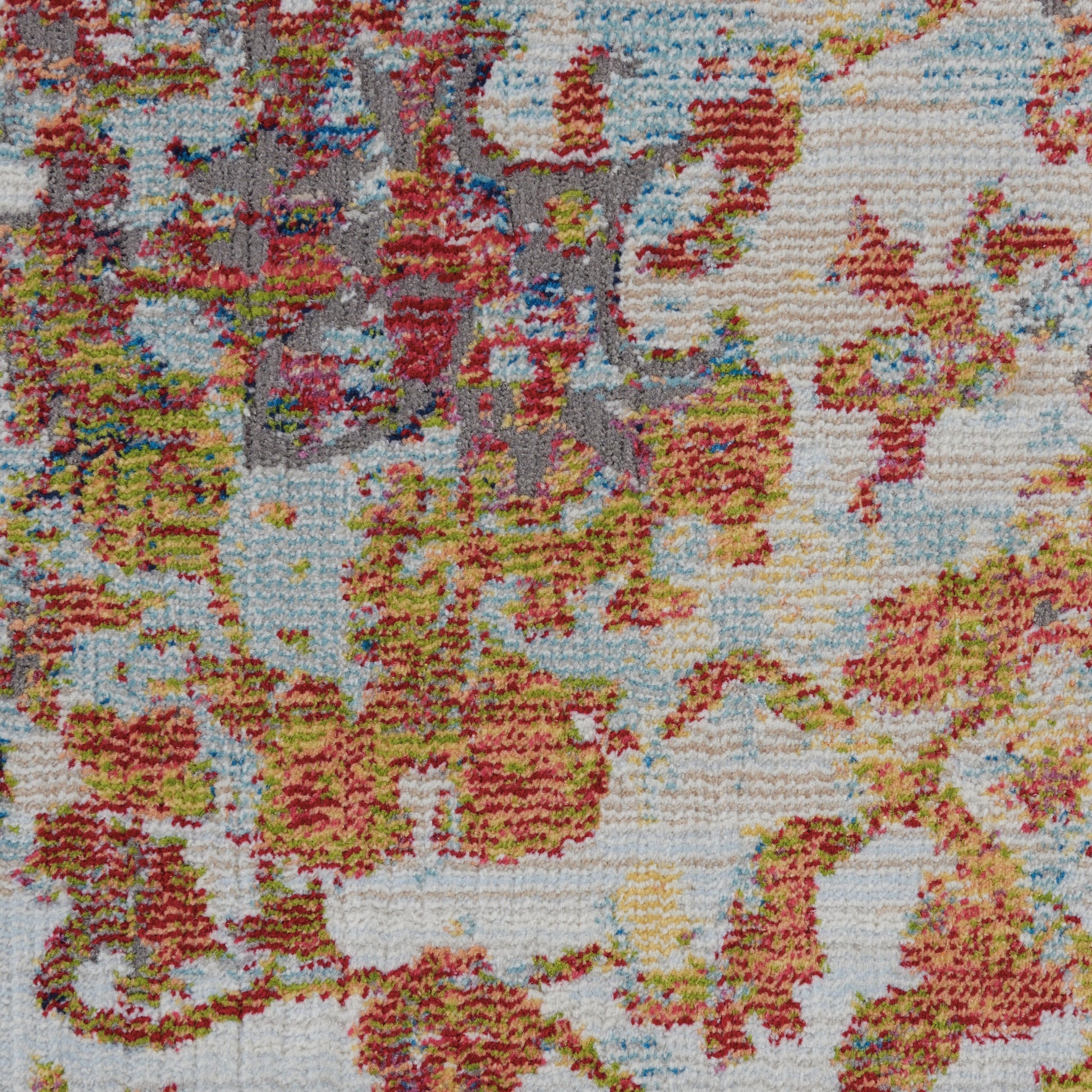 Nourison Home Ankara Global  Ivory Orange  Transitional