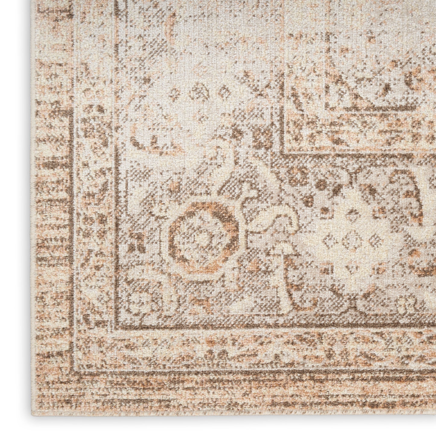 Nourison Home Astra Machine Washable  Beige  Traditional