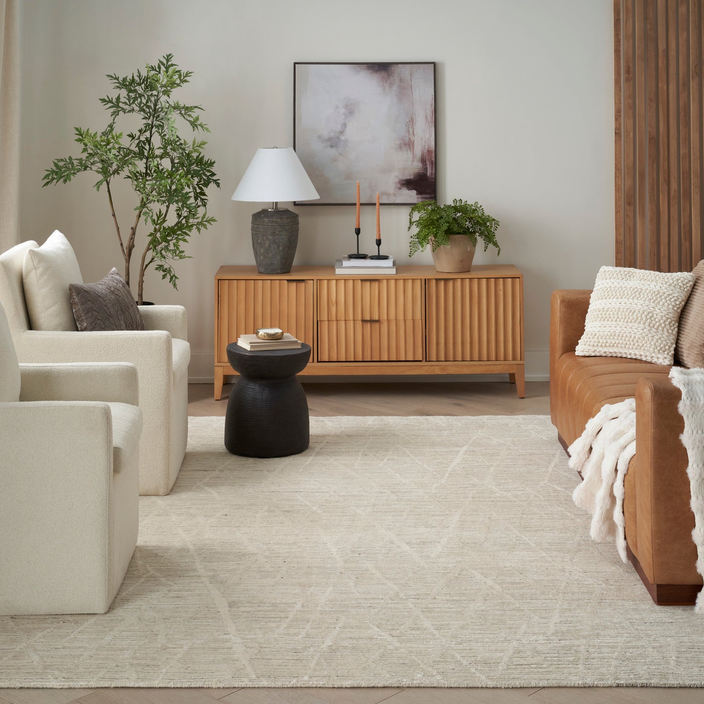 Nourison Home OCEAN  Pearl  Contemporary