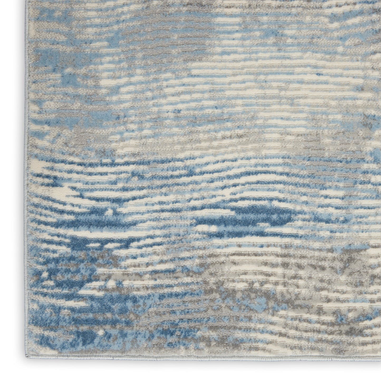 Nourison Home Solace  Ivory Grey Blue  Contemporary