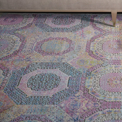 Nourison Home Ankara Global  Multicolor  Transitional