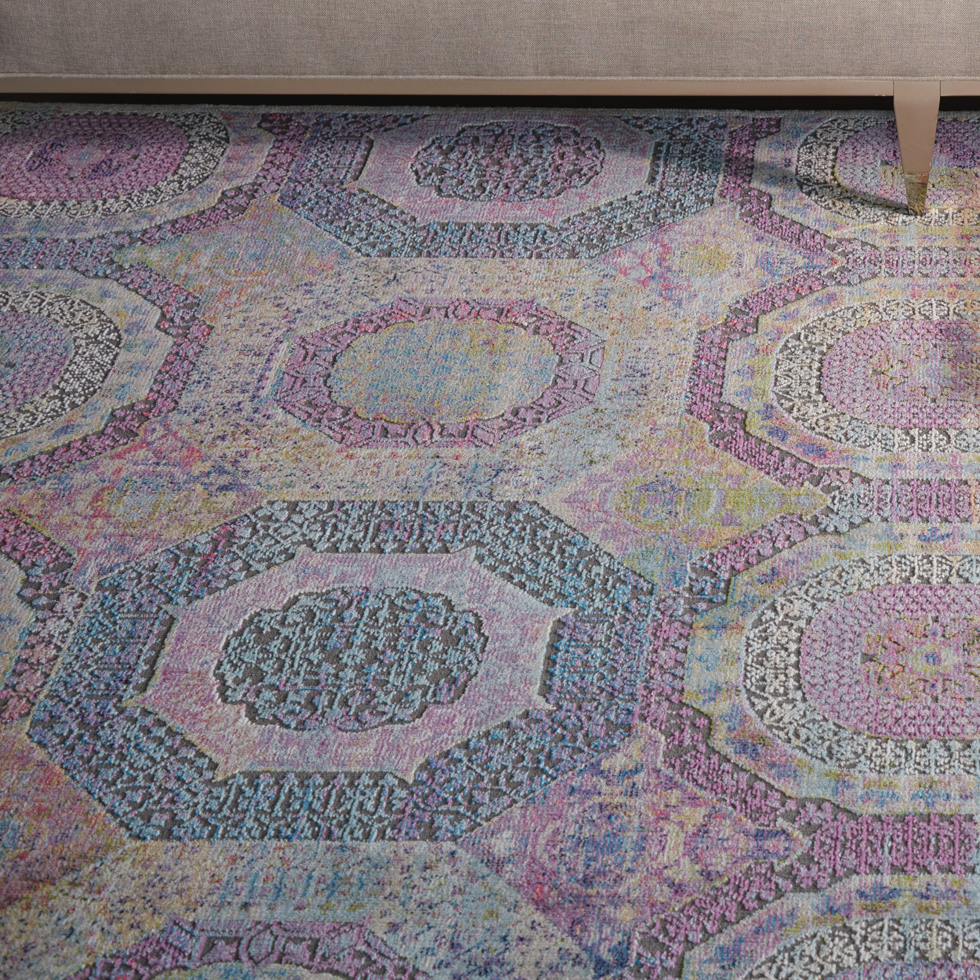 Nourison Home Ankara Global  Multicolor  Transitional