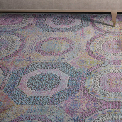 Nourison Home Ankara Global  Multicolor  Transitional