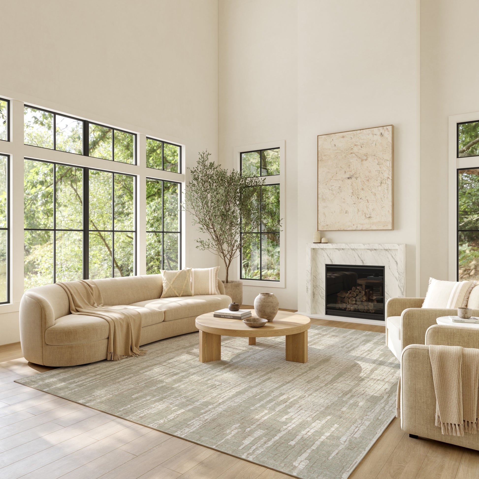 Nourison Home Soft Structure  Sage  Contemporary