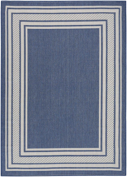 Nourison Home Horizon Indoor/Outdoor HOZ03 Navy Contemporary Power-loomed Rug