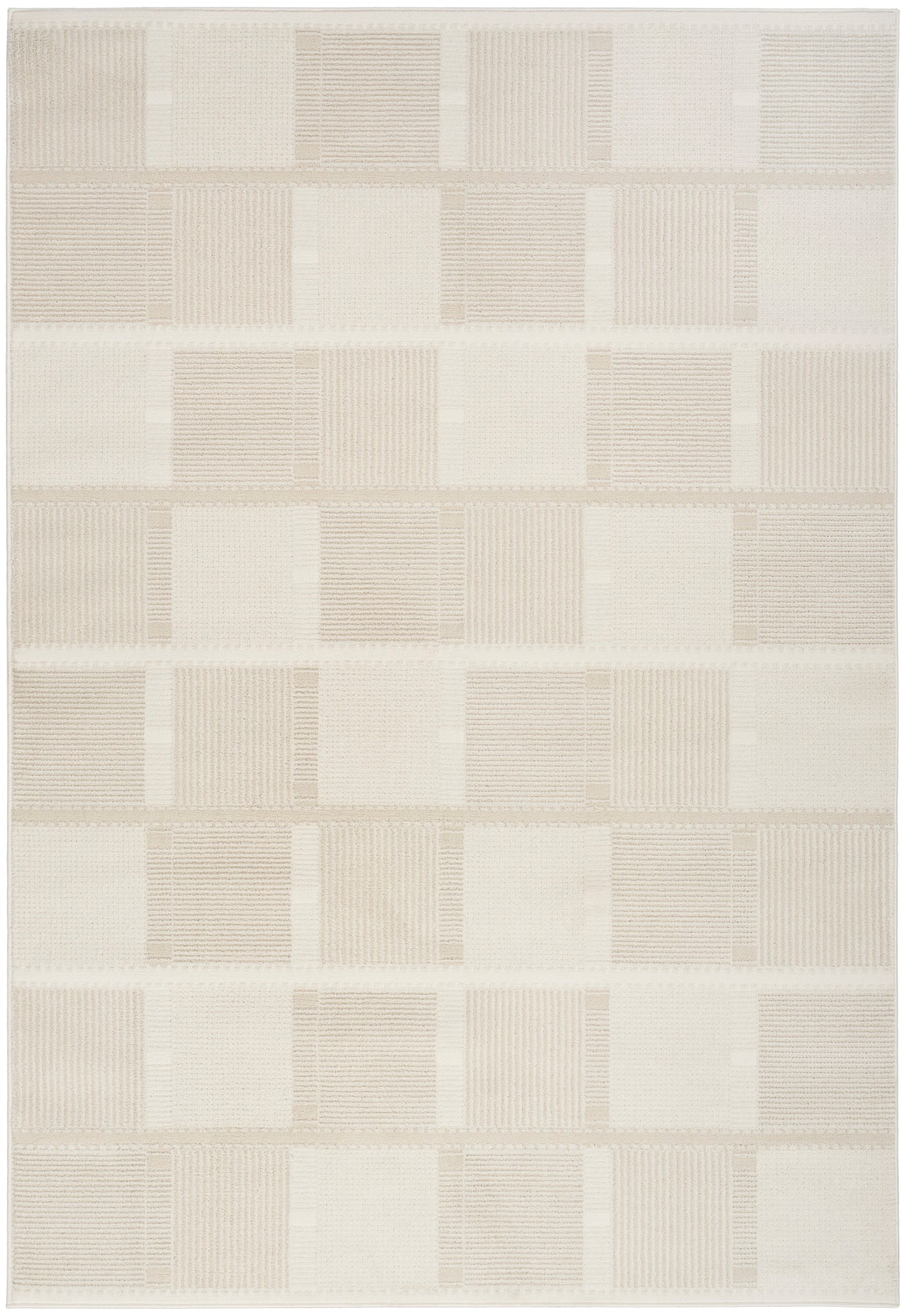 Nourison Home Nordic NRC09 Ivory Beige Contemporary Power-loomed Rug