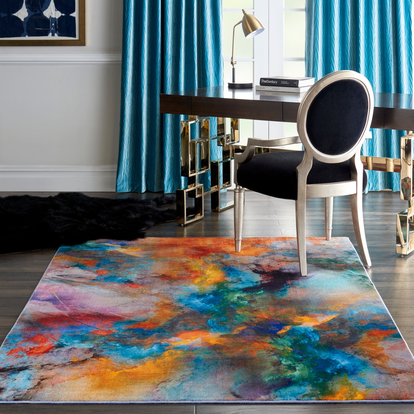 Nourison Home Le Reve  Multicolor  Contemporary
