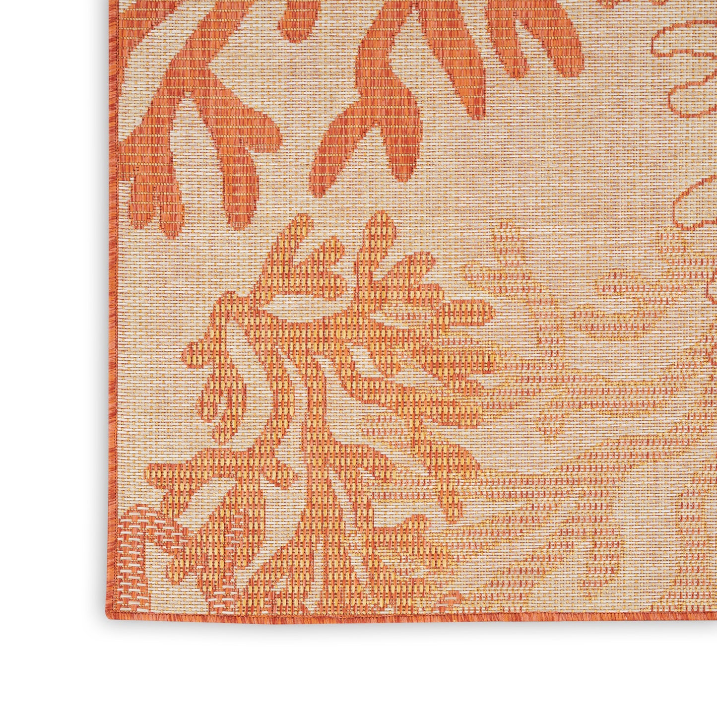 Nourison Home Garden Oasis  Coral  Contemporary