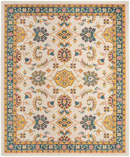 Nourison Home Nourison Essentials NRE05 Ivory Gold Traditional Power-loomed Rug