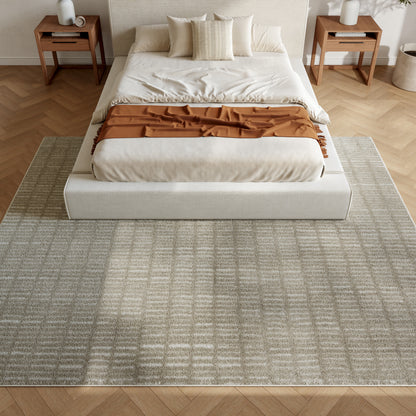 Nourison Home Modern Comfort  Grey Ivory  Contemporary