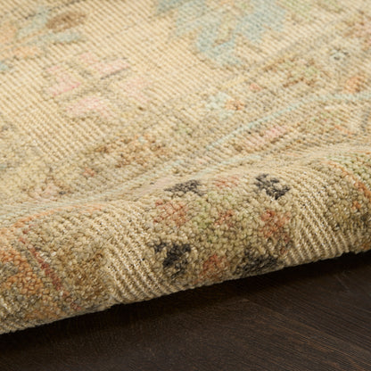 Nourison Home Heritage Vine  Beige  Traditional