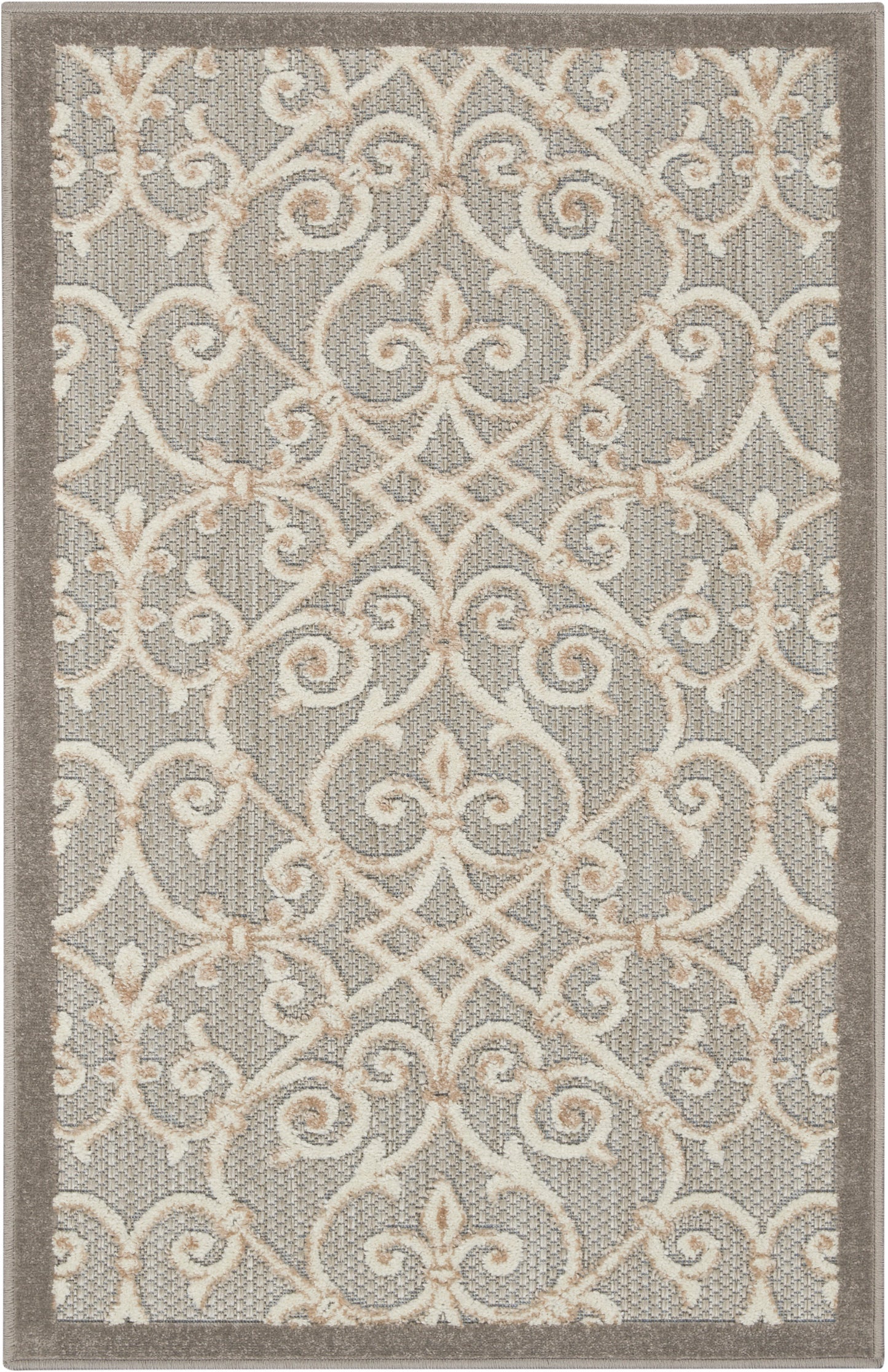 Nourison Home Aloha ALH21 Natural Contemporary Power-loomed Rugs