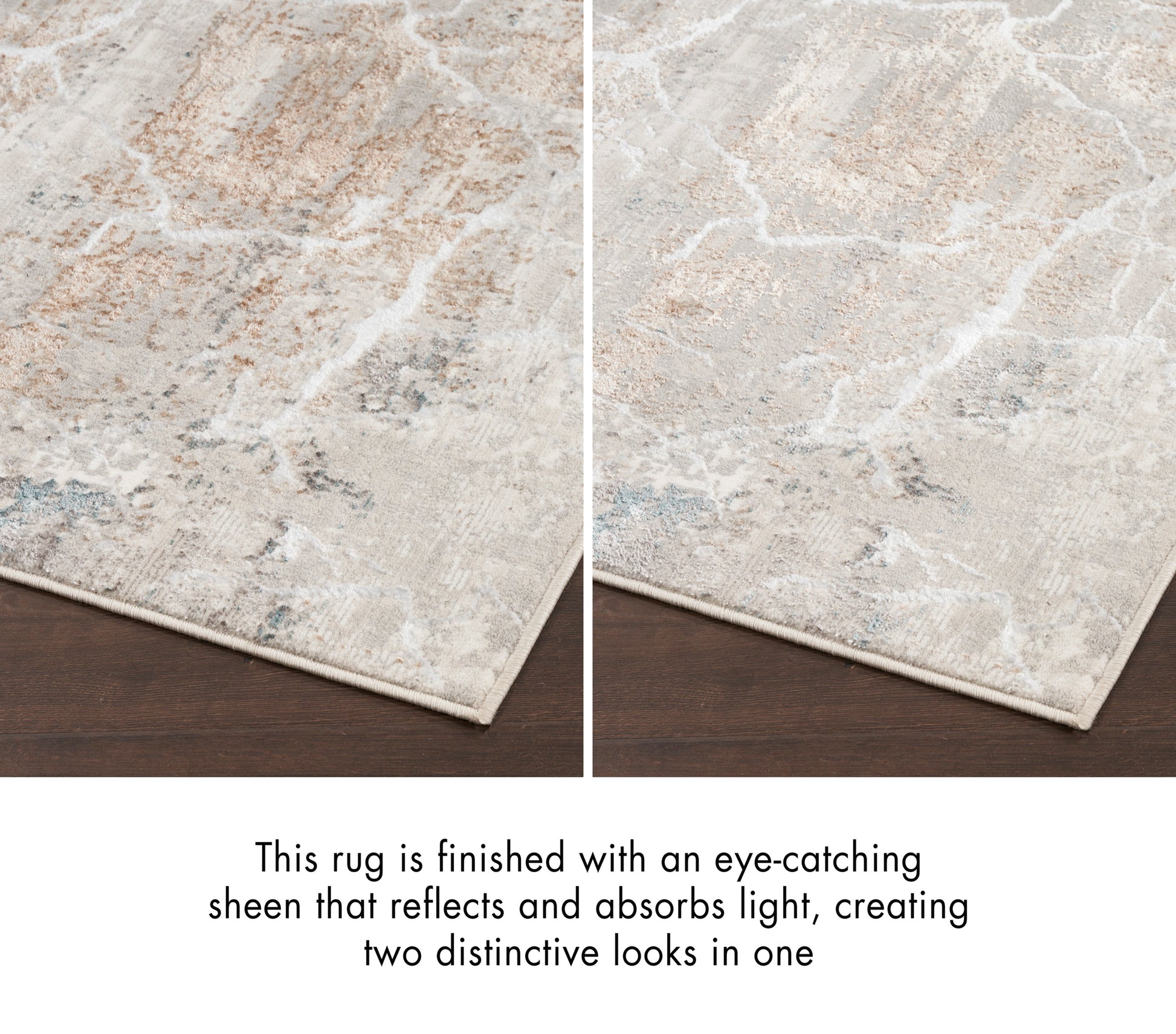 Nourison Home Glitz  Grey Multicolor  Contemporary