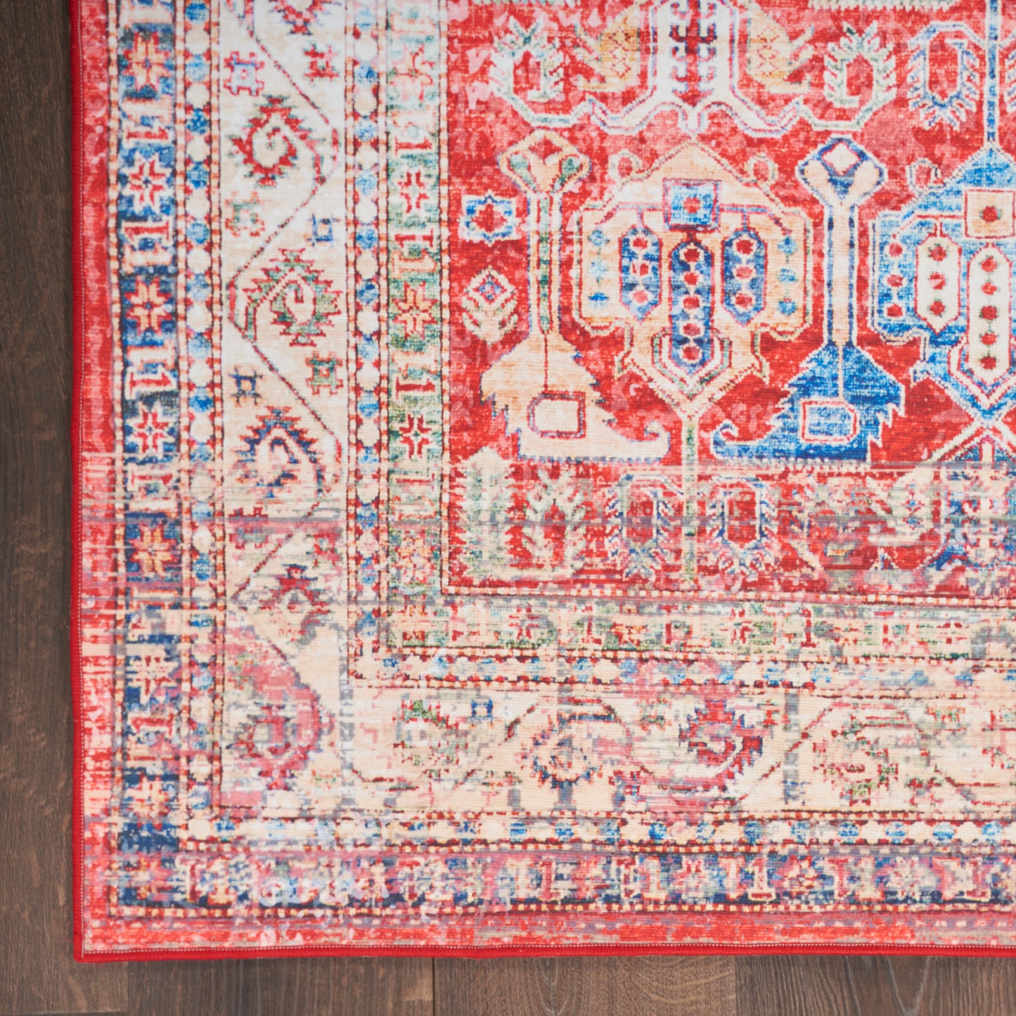 Nourison Home Fulton  Red  Traditional
