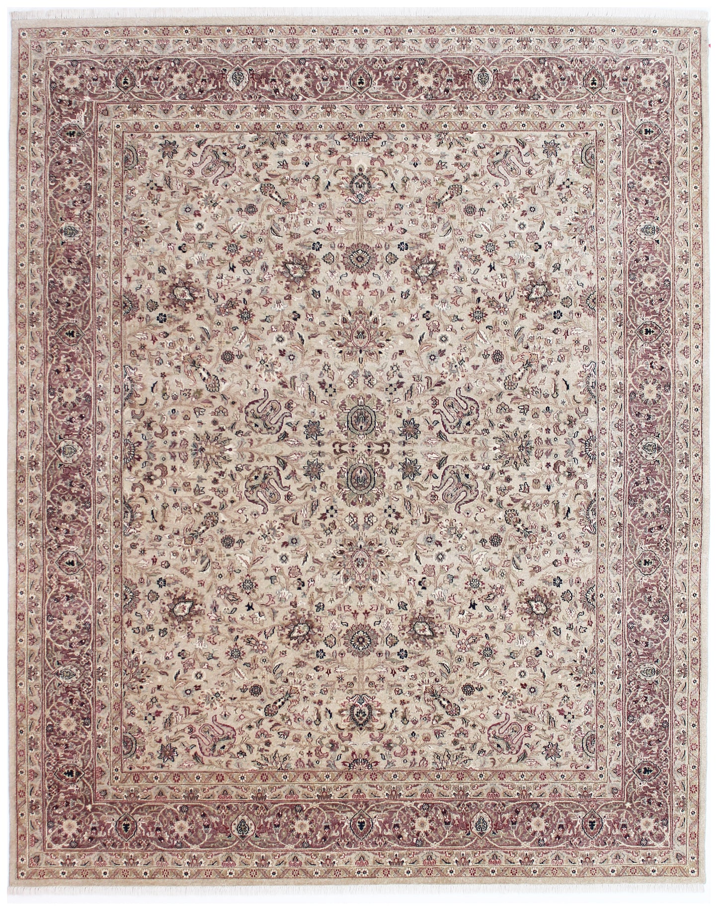 Anjani Carpets Hazi Zalili 1038 Caramel Plum Persian Hand Knotted Rugs