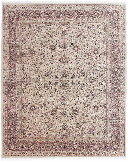 Anjani Carpets Hazi Zalili 1038 Caramel Plum Persian Hand Knotted Rugs