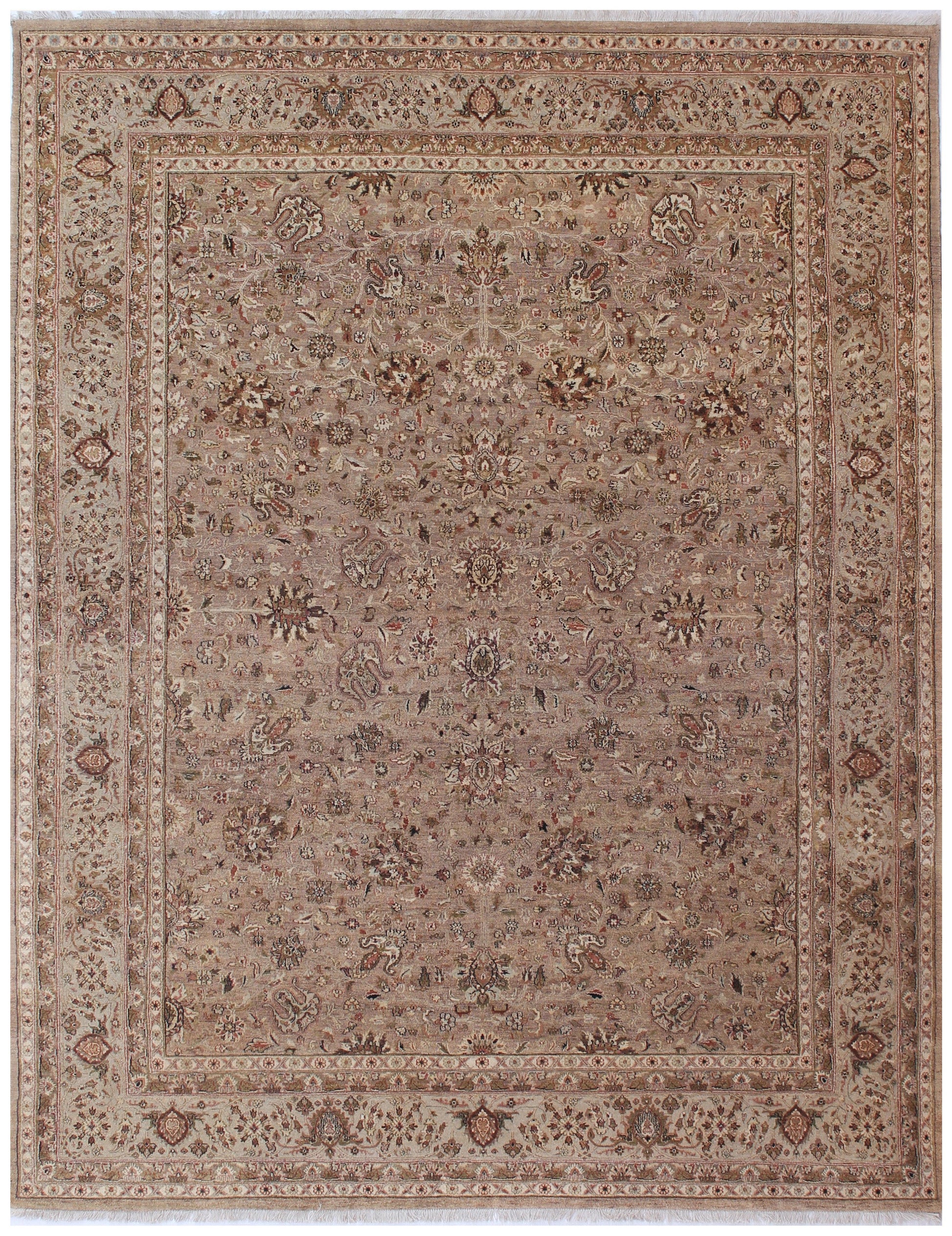 Anjani Carpets Hazi Zalili 1038 Choclate Caramel Persian Hand Knotted Rugs