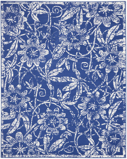 Nourison Home Whimsicle WHS05 Navy Contemporary Power-loomed Rug