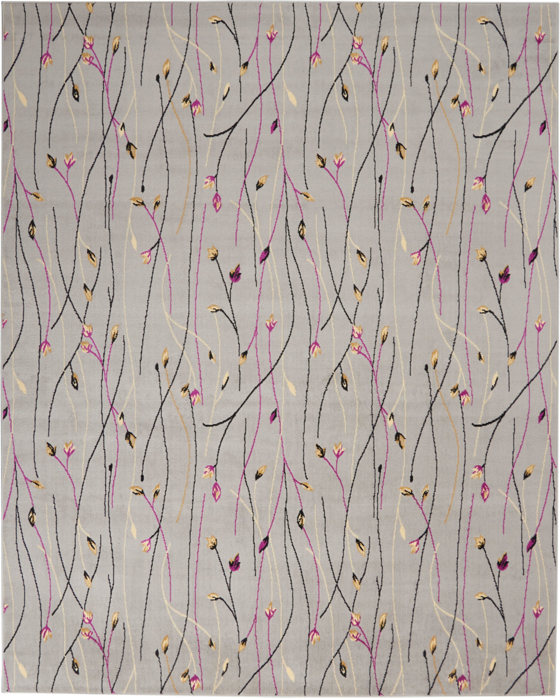 Nourison Home Grafix  Grey  Contemporary