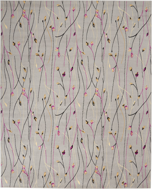 Nourison Home Grafix  Grey  Contemporary