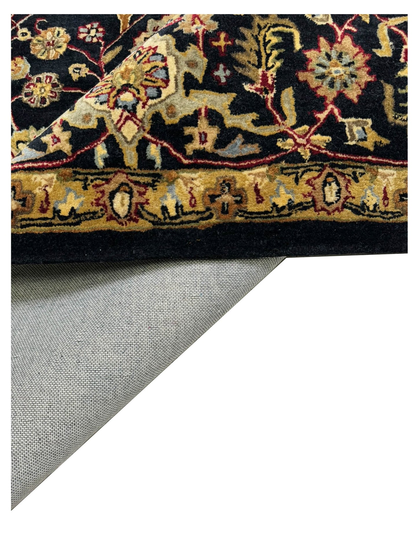 Artisan Zorina Black Black Traditional Tufted Rug - Rugs - Artisan - Atlanta Designer Rugs