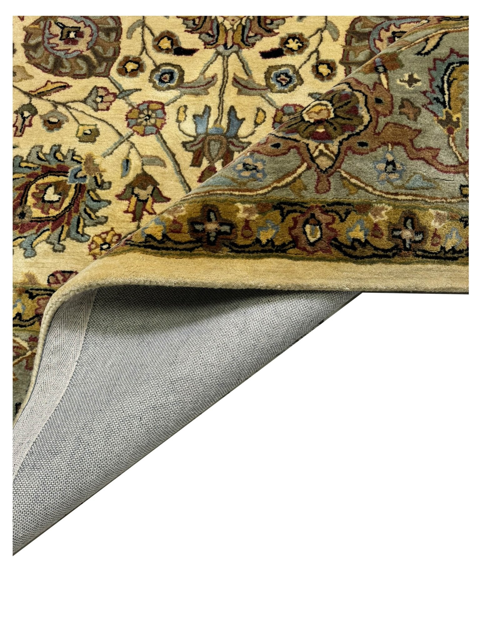 Artisan Zorina Ivory Lt.Blue Traditional Tufted Rug - Rugs - Artisan - Atlanta Designer Rugs