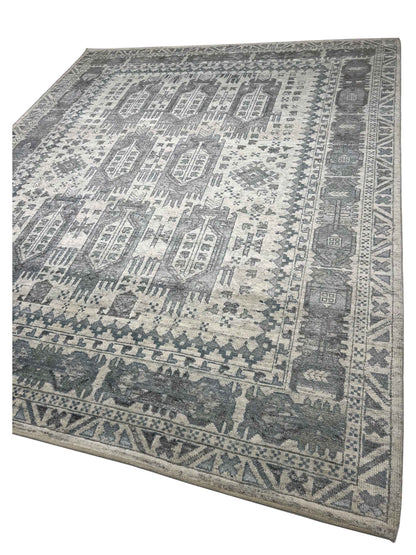 Artisan Nova Ivory Lt.Blue Transitional Knotted Rugs