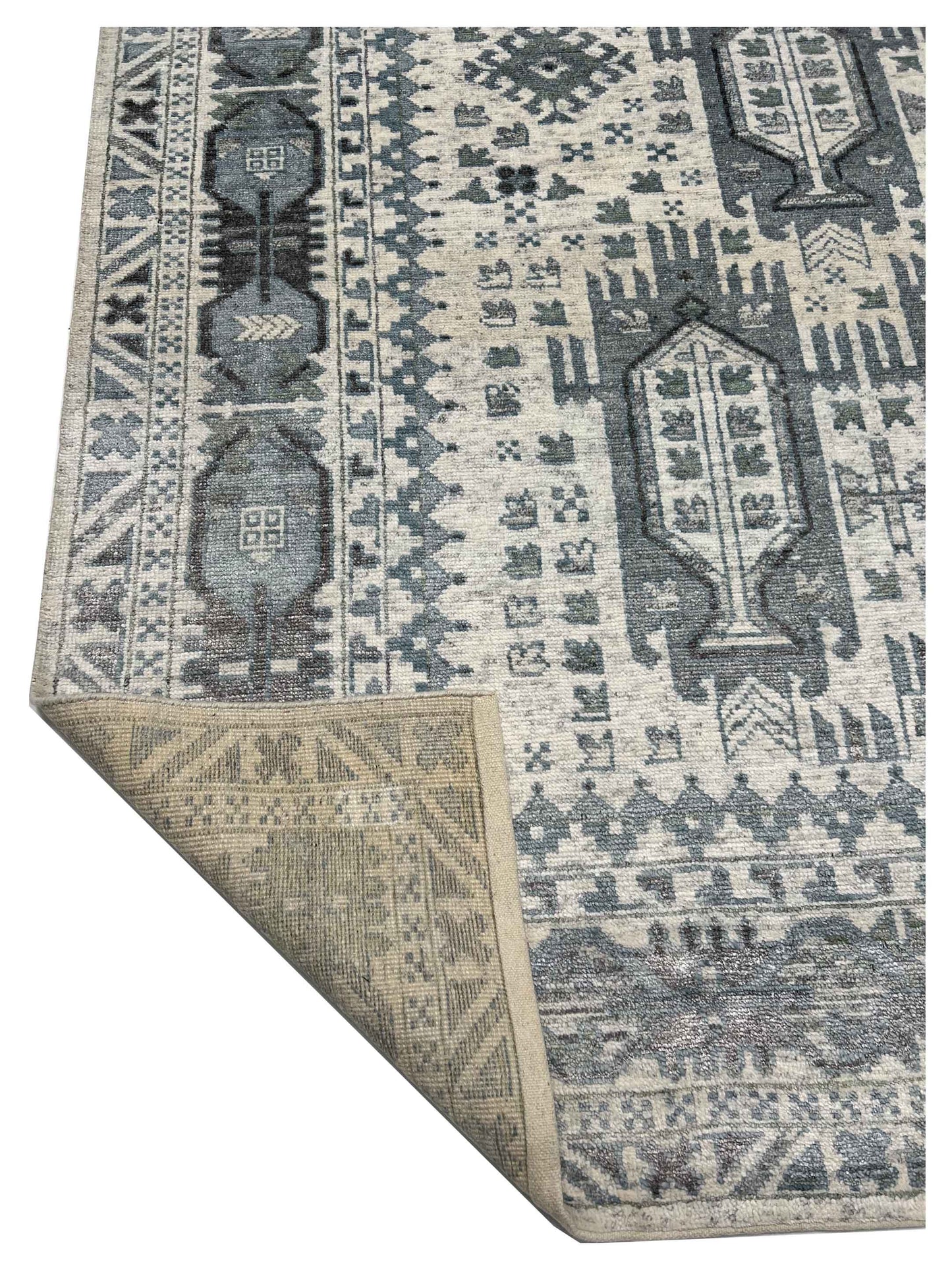 Artisan Nova Ivory Lt.Blue Transitional Knotted Rugs