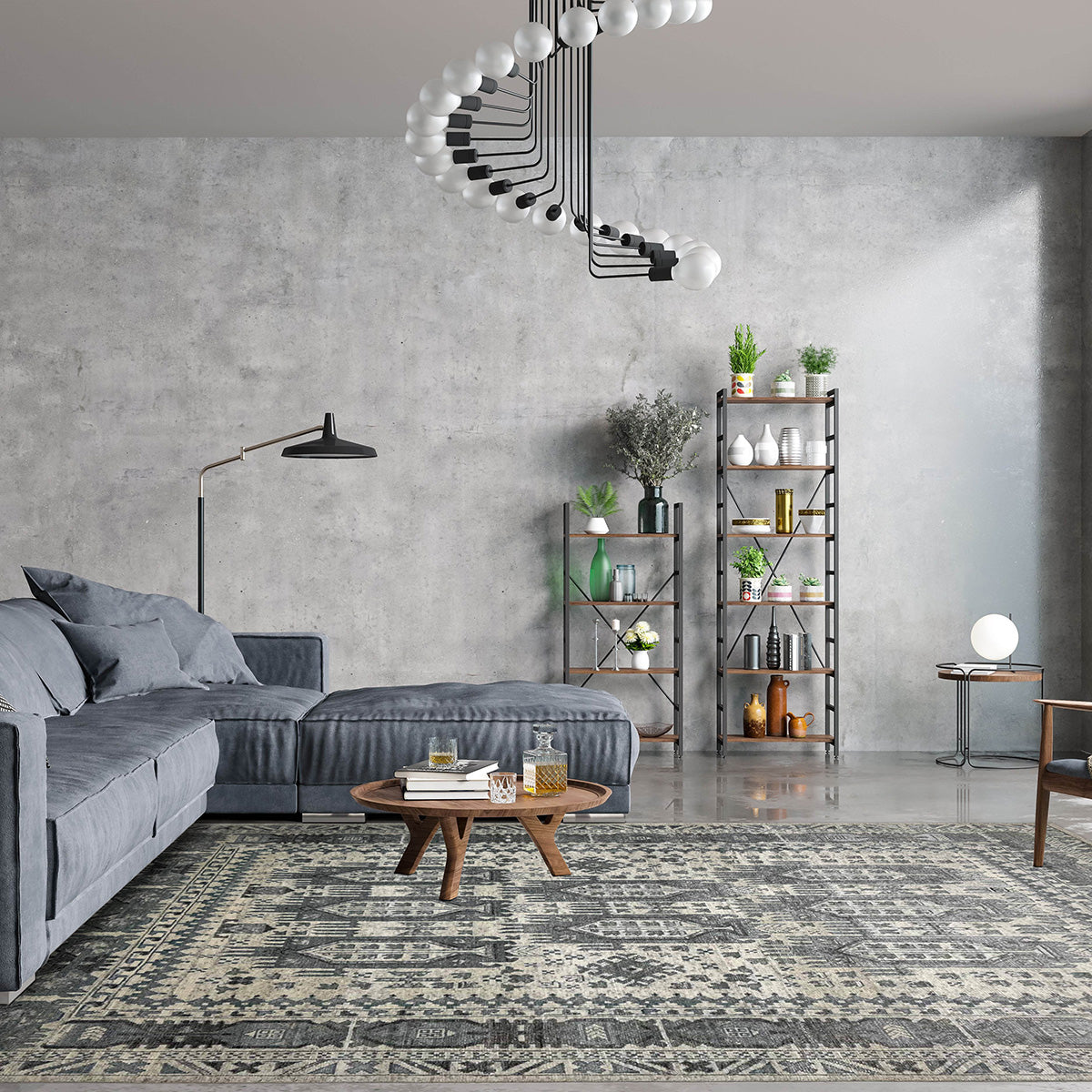 Artisan Nova Ivory Lt.Blue Transitional Knotted Rugs