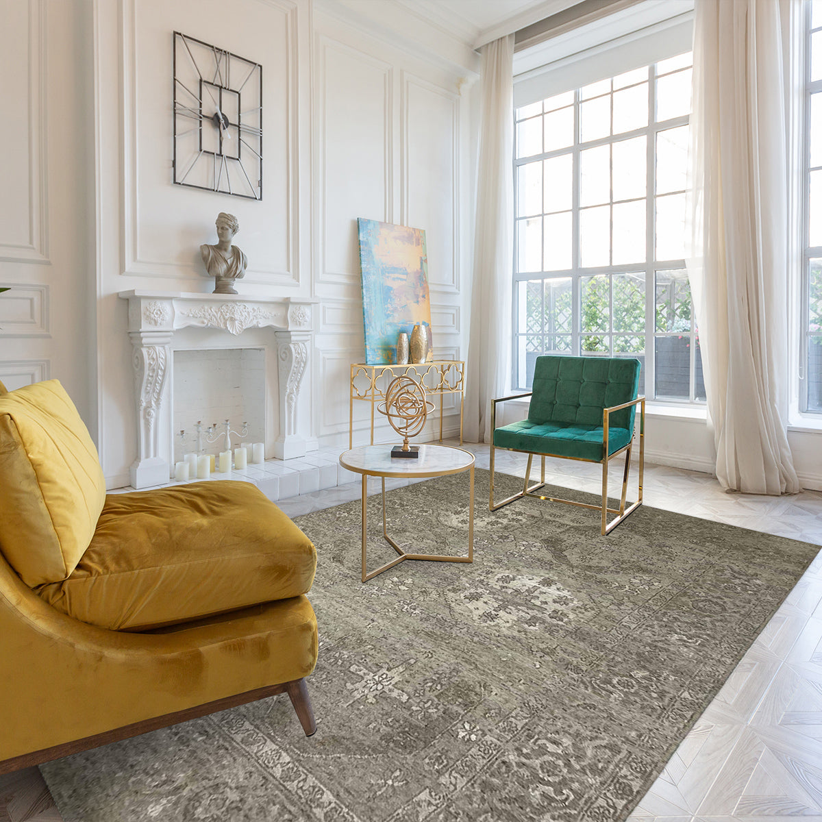 Artisan Nova Beige Transitional Knotted Rugs