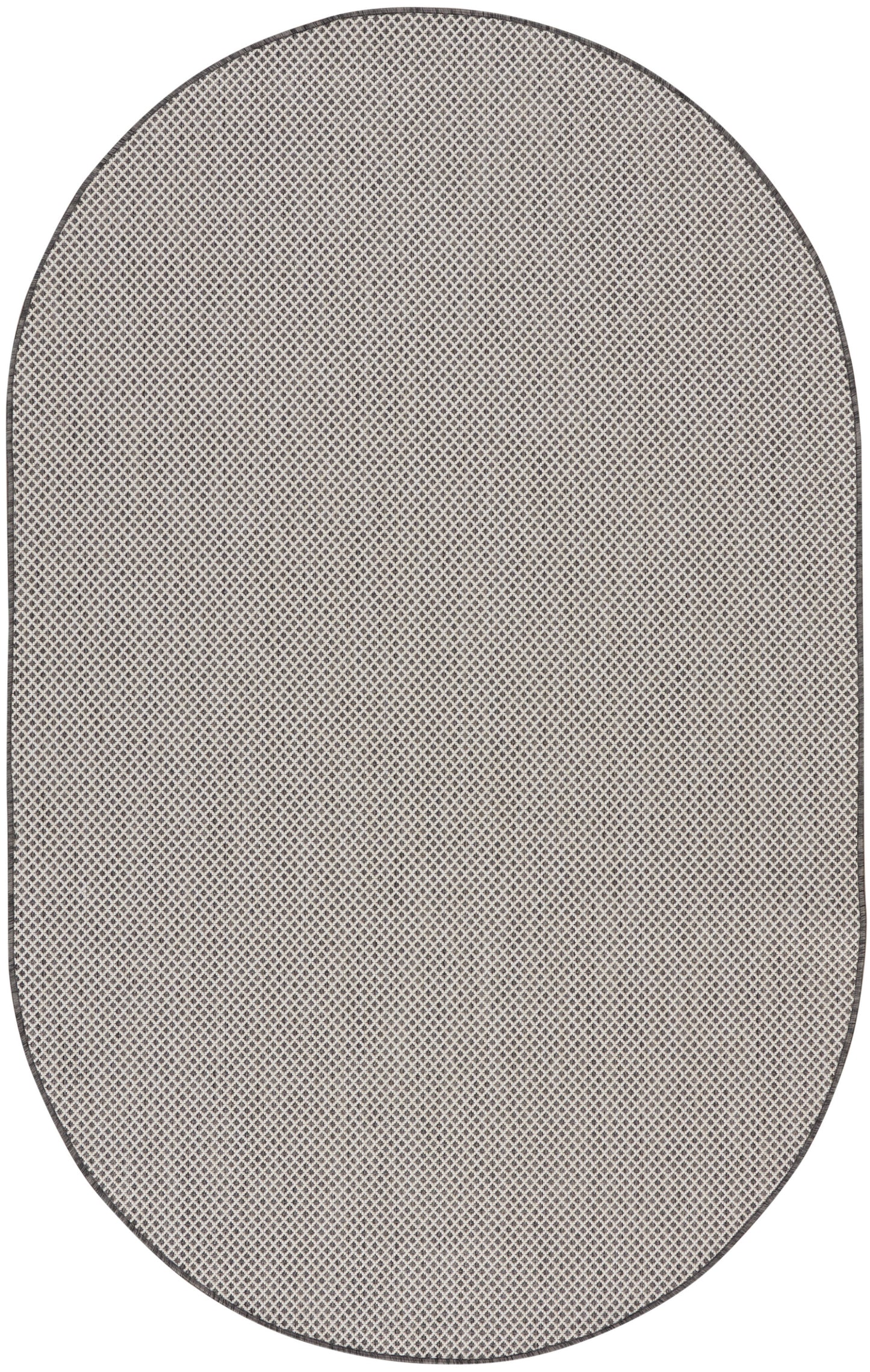 Nourison Home Courtyard COU01 Ivory Charcoal Contemporary Power-loomed Rug
