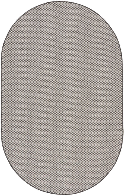Nourison Home Courtyard COU01 Ivory Charcoal Contemporary Power-loomed Rug