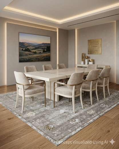 Artisan Nova Multi Transitional Rug for Diningroom