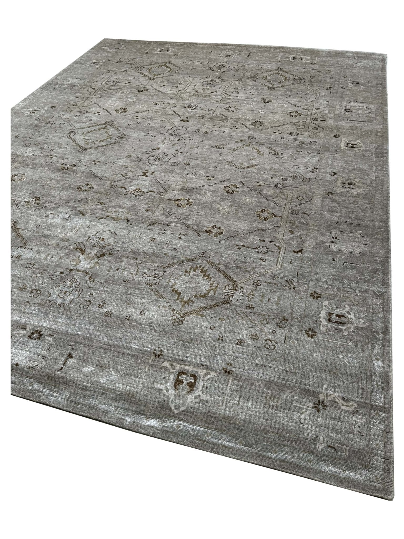 Artisan Nova Beige Transitional Knotted Rug - Rugs - Artisan - Atlanta Designer Rugs