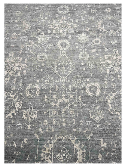 Artisan Nova Ivory Silver Transitional Knotted Rugs