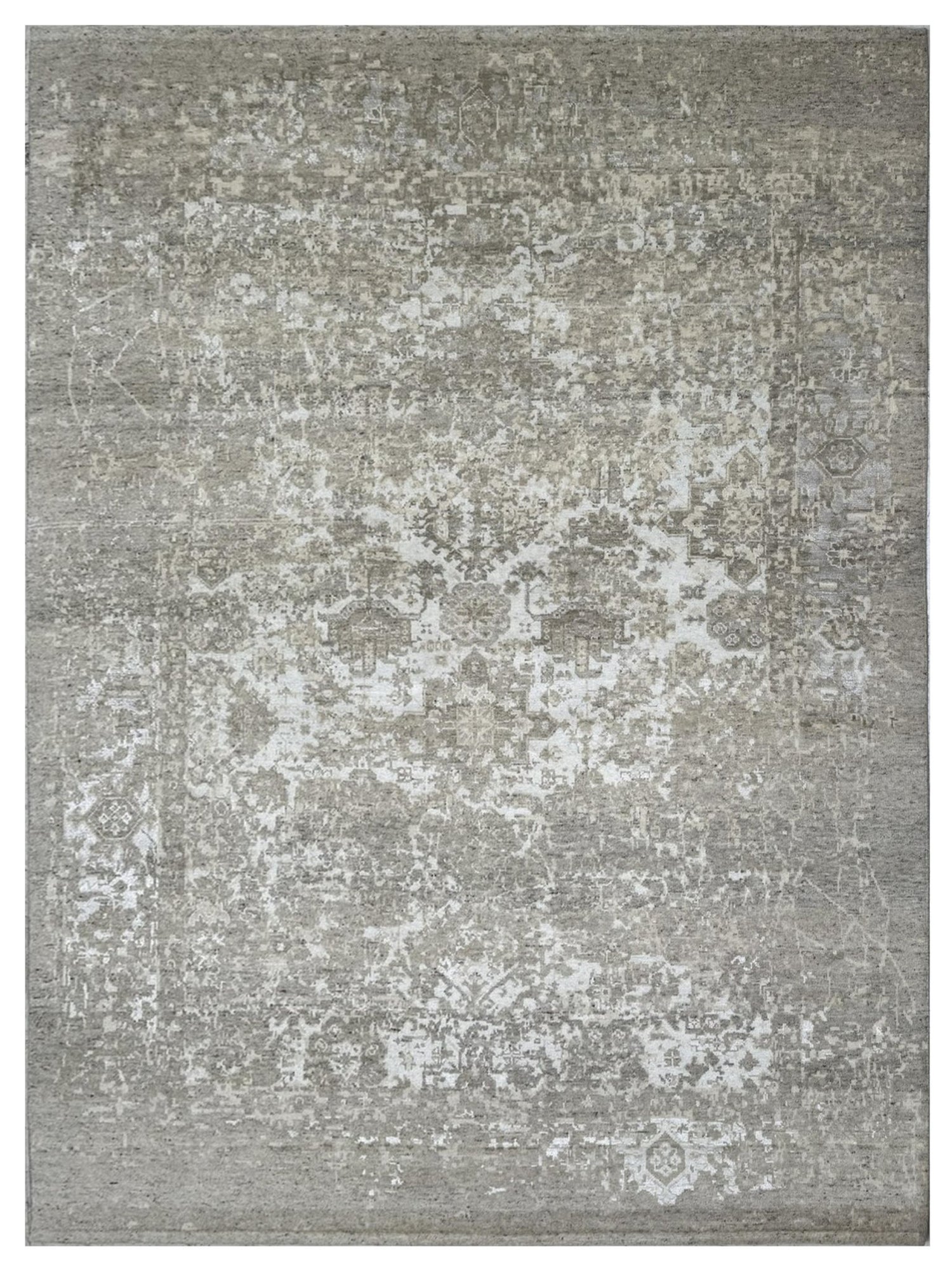 Artisan Nova Beige Transitional Knotted Rug - Rugs - Artisan - Atlanta Designer Rugs