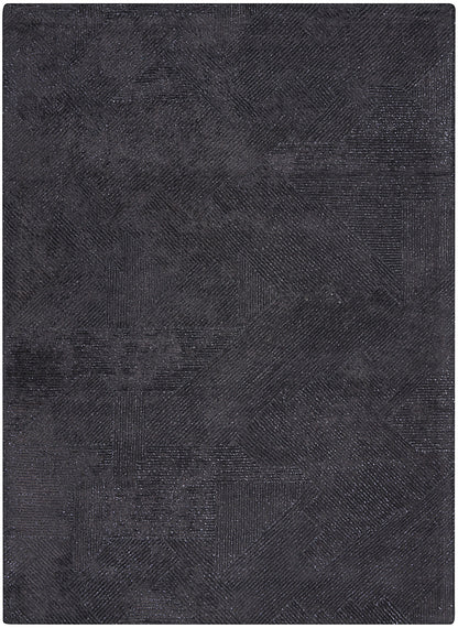 Michael Amini Ma30 Star SMR01 Black Contemporary Hand Tufted Rug