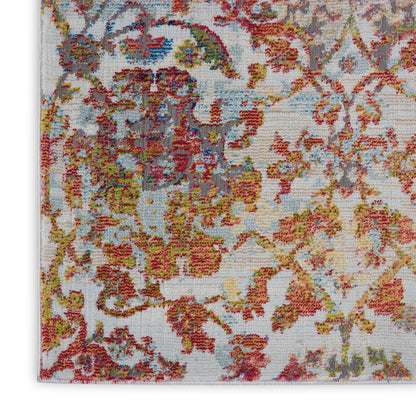 Nourison Home Ankara Global  Ivory Orange  Transitional